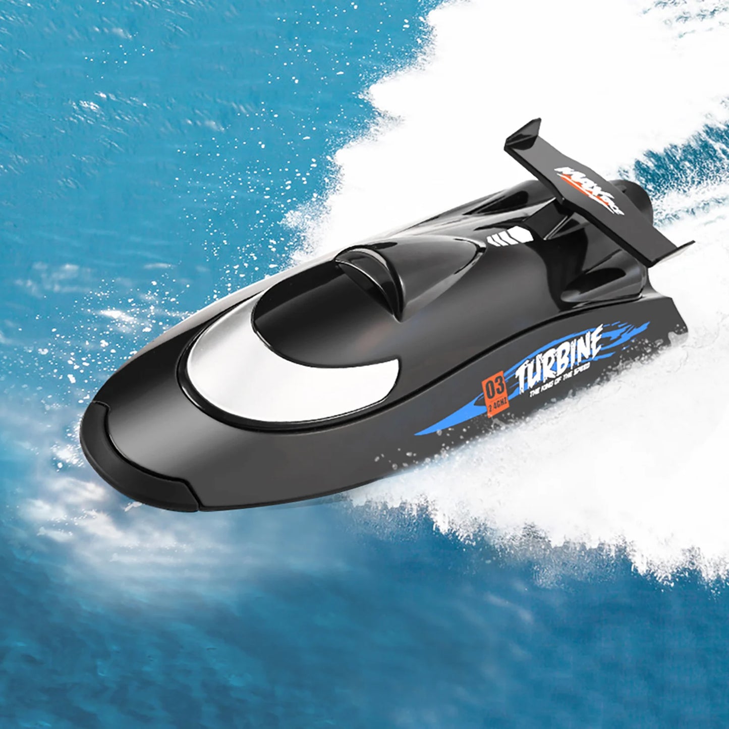 Waterproof RC Speed Boat Flytec V009 30km/h 2.4G 150m Remote Turbine Jet Drive Anti-Collision Electric Watercraft for Kids Adult