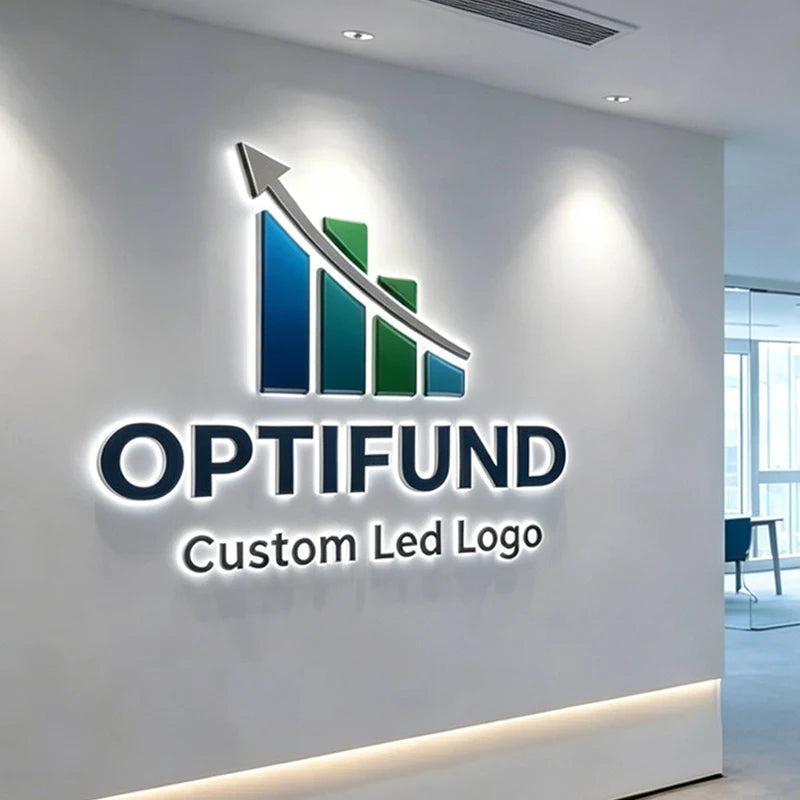 Custom Business Large 3D Led Letter Illuminated Sign Backlit Business Logo for Auto Shop Beauty Clinic Mobile Repair Store