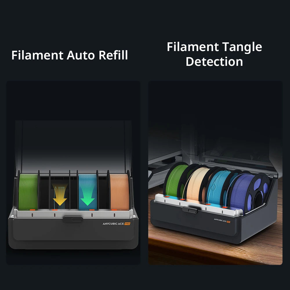 ANYCUBIC Kobra 3 Max Combo Multi-Color 3D Printer Max Speed 600mm/s Massive Build Volume 500*420*420mm Smart APP Control