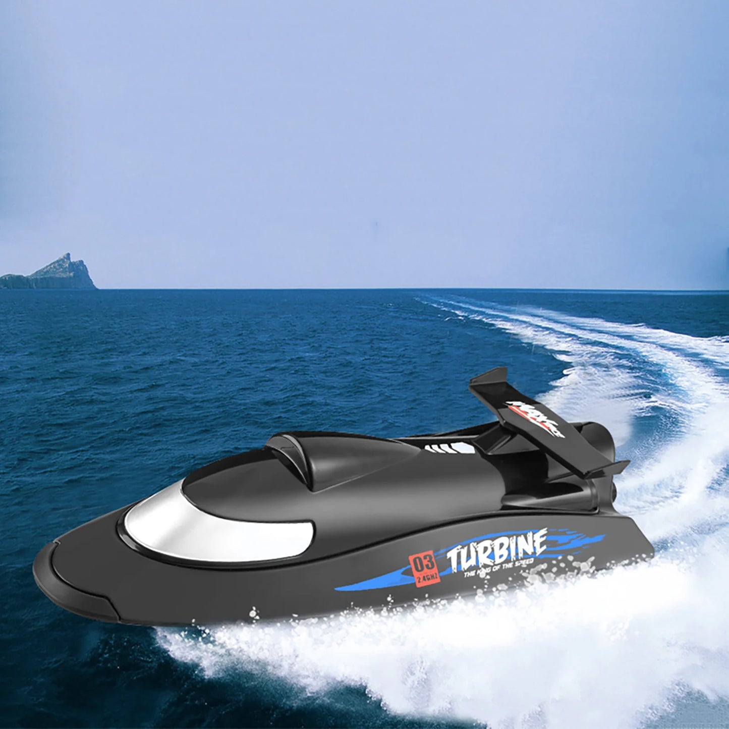 Waterproof RC Speed Boat Flytec V009 30km/h 2.4G 150m Remote Turbine Jet Drive Anti-Collision Electric Watercraft for Kids Adult