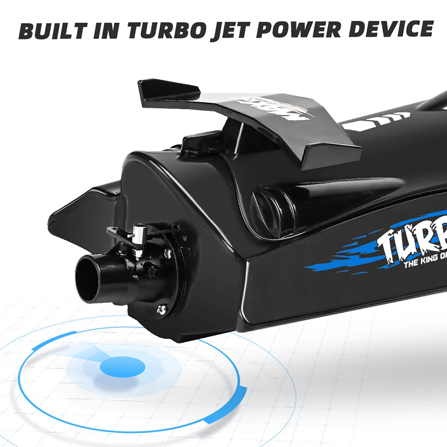 Waterproof RC Speed Boat Flytec V009 30km/h 2.4G 150m Remote Turbine Jet Drive Anti-Collision Electric Watercraft for Kids Adult