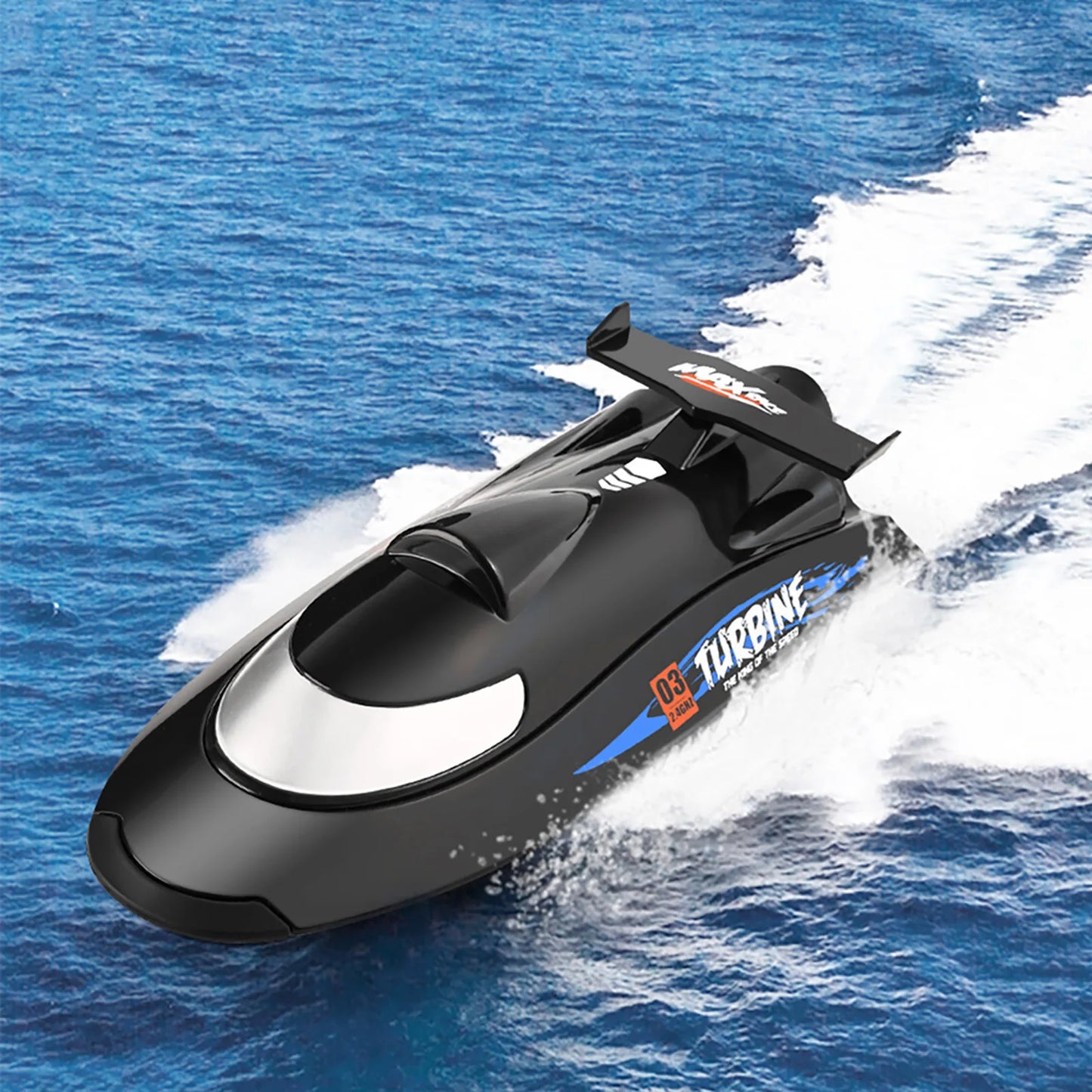 Waterproof RC Speed Boat Flytec V009 30km/h 2.4G 150m Remote Turbine Jet Drive Anti-Collision Electric Watercraft for Kids Adult