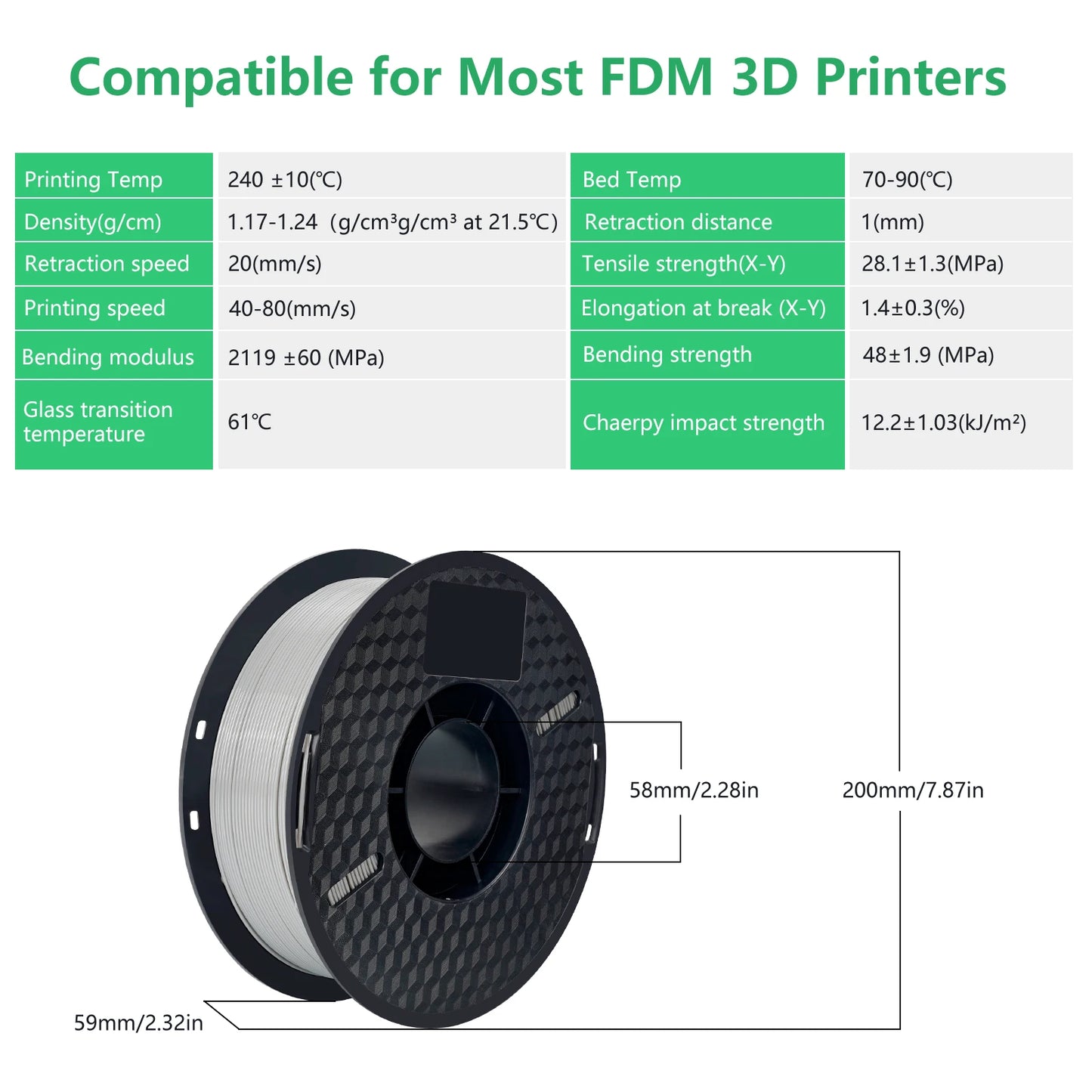KINGROON 10KG PLA Filament PETG 3d Filament 1.75mm For 3D Printer Filament Bundle Mixed colors FDM Printing Material Fast Ship