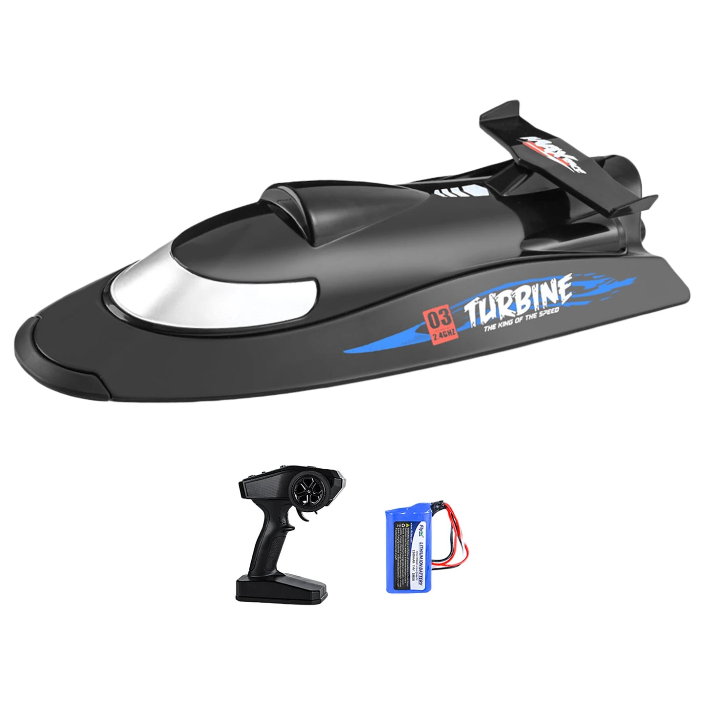 Waterproof RC Speed Boat Flytec V009 30km/h 2.4G 150m Remote Turbine Jet Drive Anti-Collision Electric Watercraft for Kids Adult