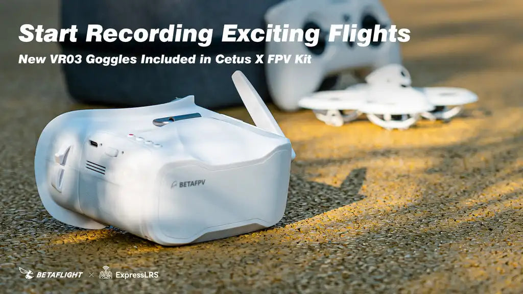 BETAFPV Cetus X FPV Kit Racing Drone 3 Radio Transmitter VR03 FPV Goggles C04 RC Quadcopter Mini Drone Toys as Gift