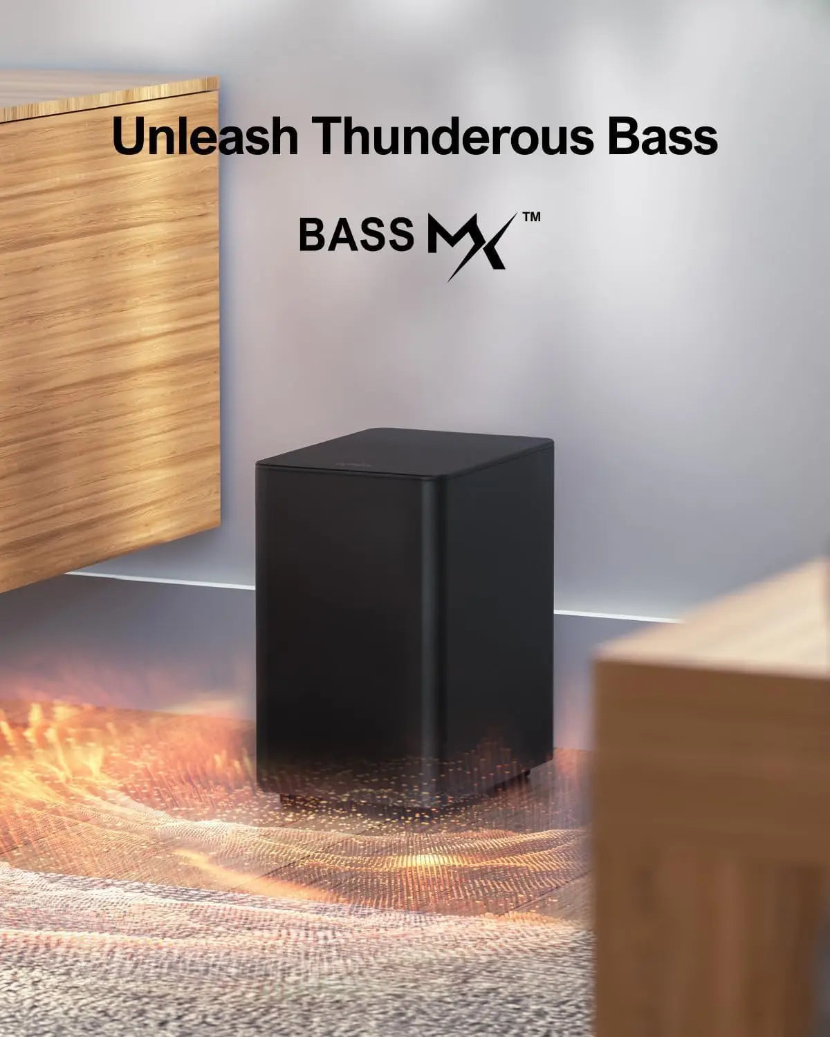 5.1 Virtual Surround Sound Bar, 320W Home Theater System with Adjustable Speakers & Subwoofer, Bluetooth 5.3, Easy Setup